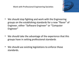 Professional responsibilities of software engineering | PPT