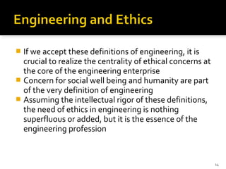 Professional responsibility and the role of the engineer | PPT
