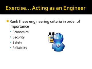Professional responsibility and the role of the engineer | PPT