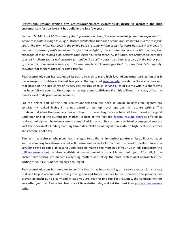 Seattle resume writer