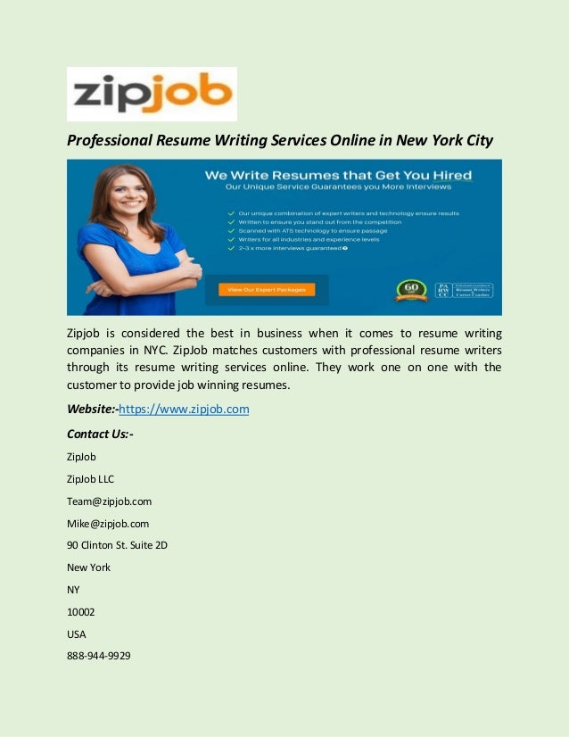 New York Resume Writers | NYC Resume Services professional resume writing services nyc