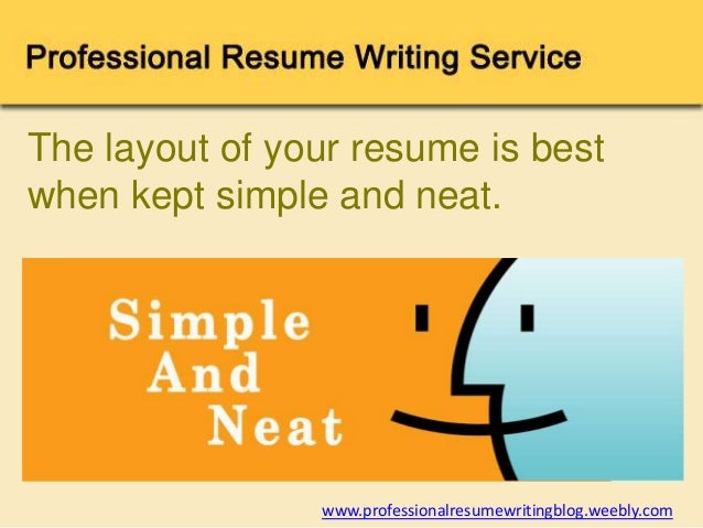 Expert resume writing help