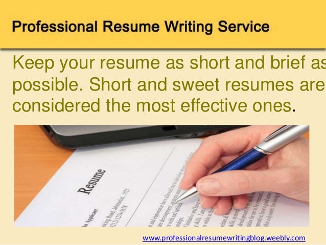 Resume writing tips for it professional