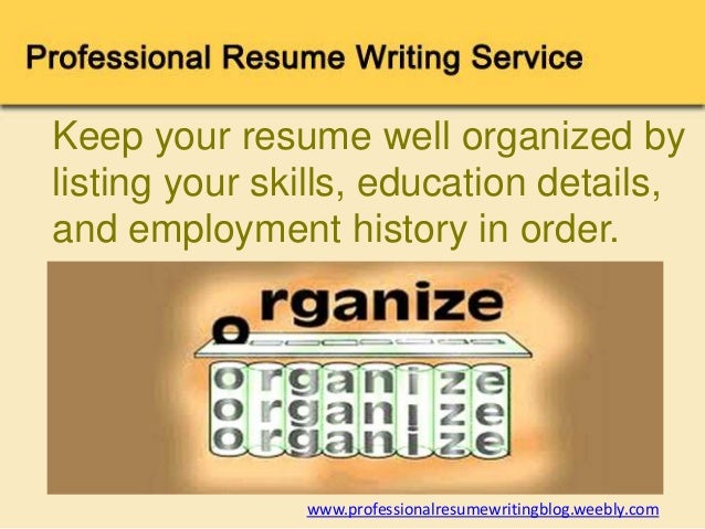 Expert resume writing help