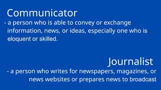 Professionals and Practitioners of Communication.pptx