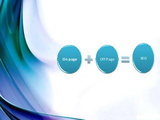 On page   Off Page   SEO
 