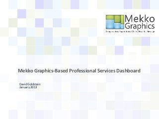 Mekko Graphics-Based Professional Services Dashboard
David Goldstein
January 2013
 
