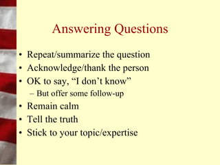 Language
• Use the active voice
• Bias-free language
  – Sexism, racism, ageism, pronouns, assumptions
 