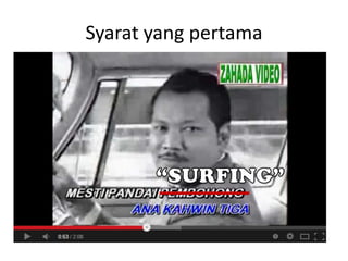 Syarat yang pertama

 