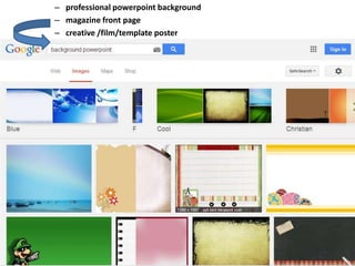 – professional powerpoint background
– magazine front page
– creative /film/template poster

 