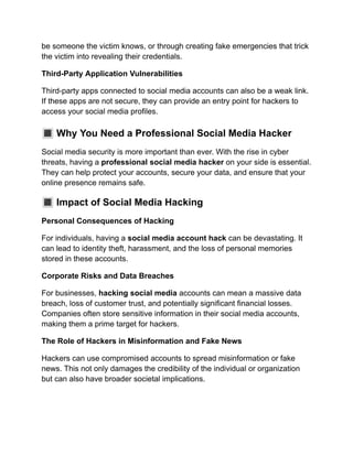 Social media hacking: how to protect your account against intruders