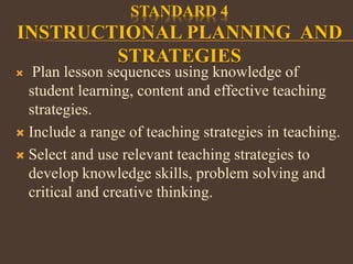 Professional standards for teaching | PPTX