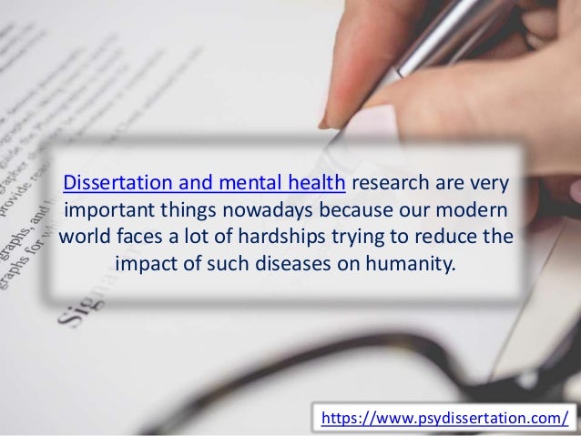 Dissertation psychology sample image