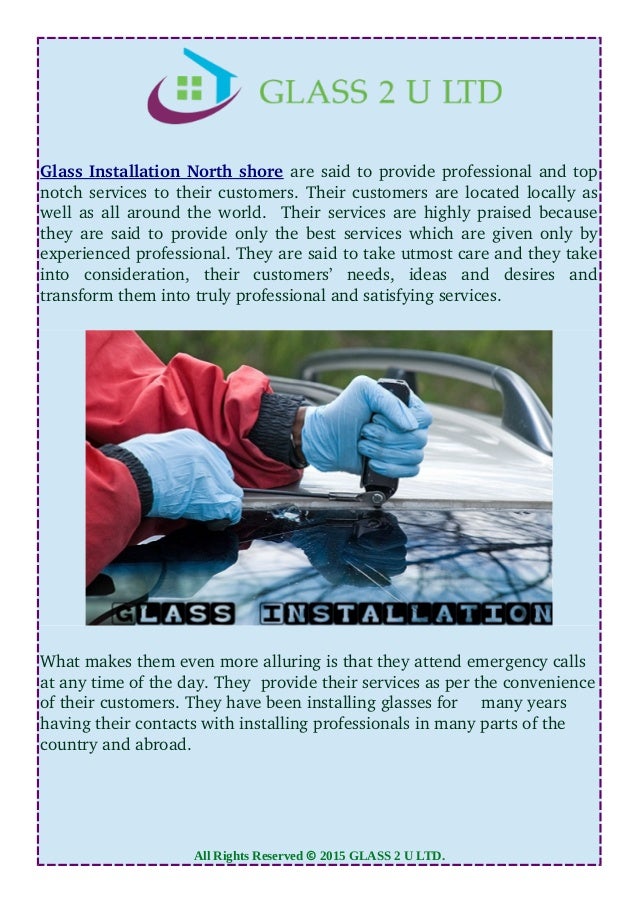 Professional TopNotch Glass Installation