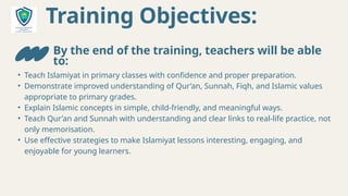 Professional Training for Islamiyat Teachers.pptx