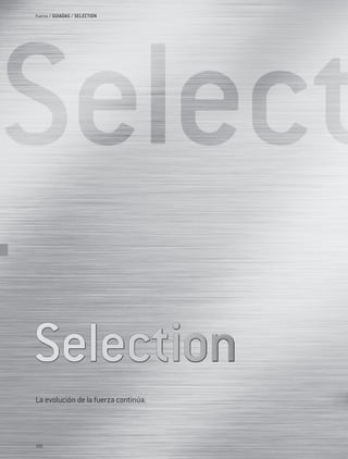 Fuerza / GUIADAS / SELECTION




La evolución de la fuerza continúa.




150
 