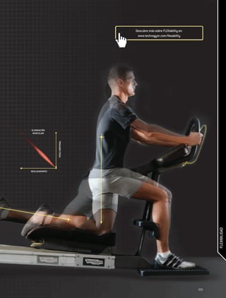 Descubre más sobre FLEXability en:
                                 www.technogym.com/flexability




ELONGACIÓN
 MUSCULAR
                PESO CORPORAL




DESLIZAMIENTO




                                                                           FLEXIBILIDAD




                                                                     255
 