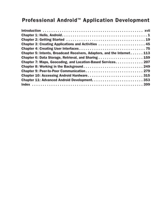 Profession android application development | PDF