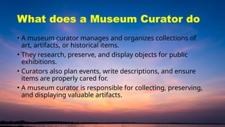 PPT on different professions releated to History | PPTX
