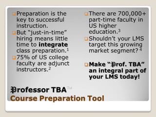 Professor TBA