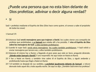 profetas o adivinos, como reconocer a un verdadero profeta | PPTX