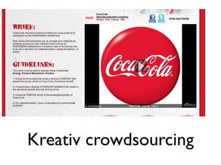 Kreativ crowdsourcing
 
