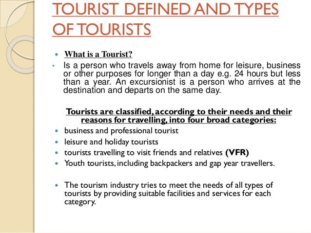 visitors meaning in tourism