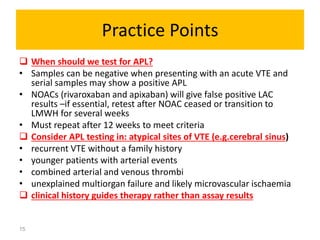 Prof hanan anti phospholipid syndrome | PPTX