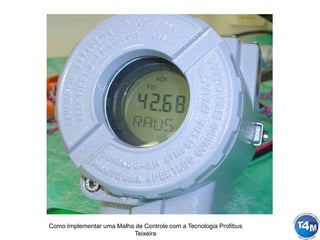 Como Implementar uma Malha de Controle com a Tecnologia Profibus
Teixeira
 