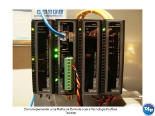 Como Implementar uma Malha de Controle com a Tecnologia Profibus
Teixeira
 