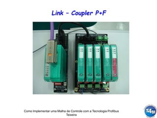 Como Implementar uma Malha de Controle com a Tecnologia Profibus
Teixeira
Link – Coupler P+F
 