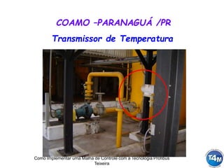 Como Implementar uma Malha de Controle com a Tecnologia Profibus
Teixeira
Transmissor de Temperatura
COAMO –PARANAGUÁ /PR
 