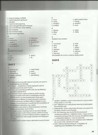Proficiency masterclass revision key units 1 12 | PDF