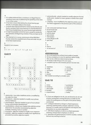 Proficieny Codekey Proficiency masterclass revision key units 1 12 | PDF