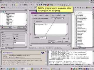 Proficy Screen Example Proficy machine edition alarms | PPT