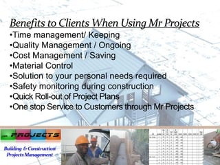 Mr Projects Management Services cc Profile | PDF