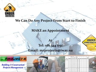 Mr Projects Management Services cc Profile | PDF