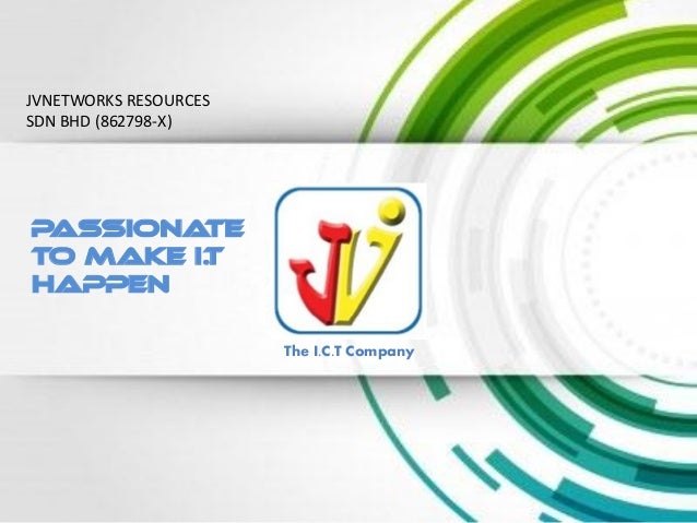 Company Profile - jvnetwroks resources sdn bhd