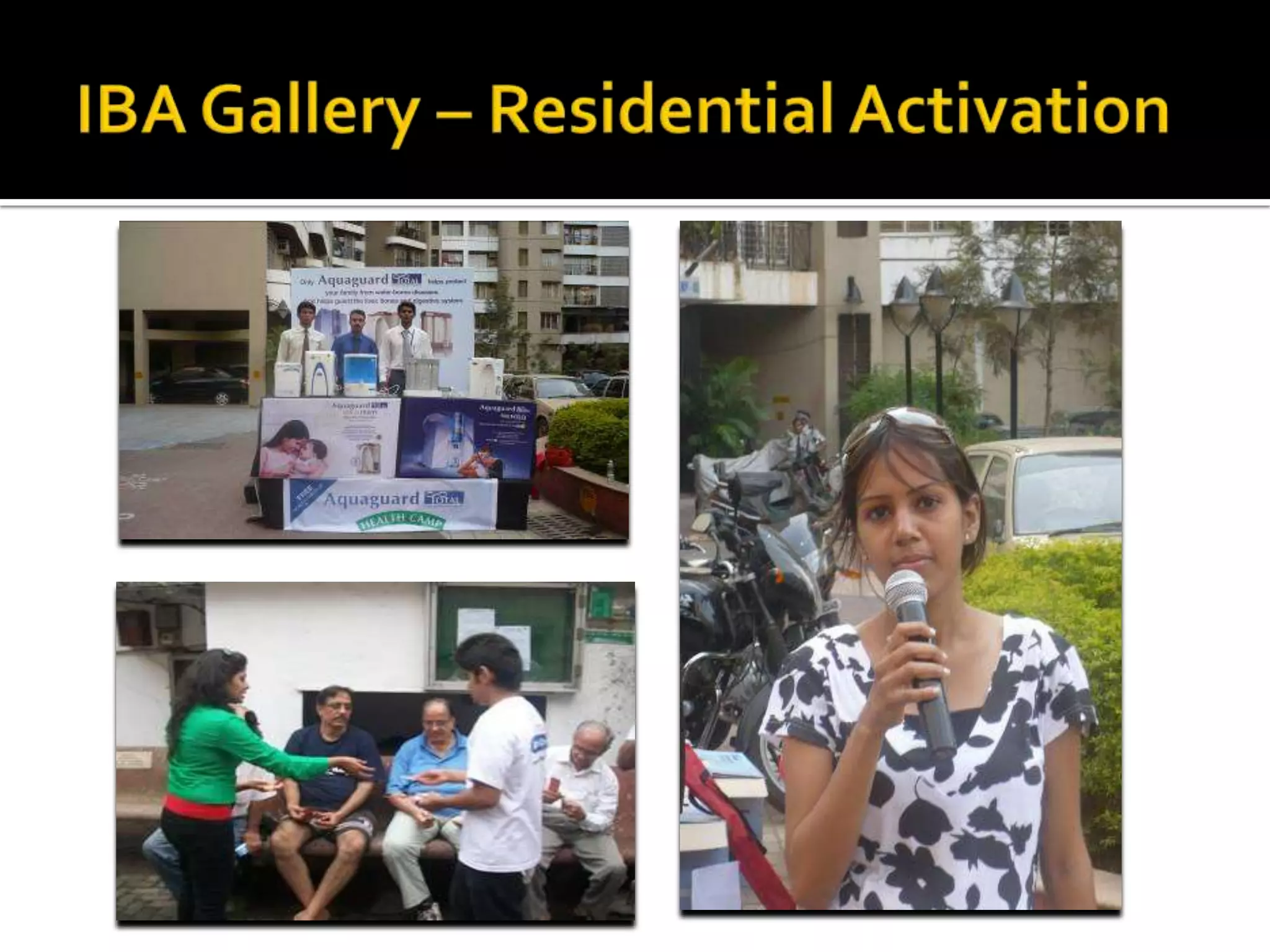 Eureka Forbes Aquaguard Promotion
 