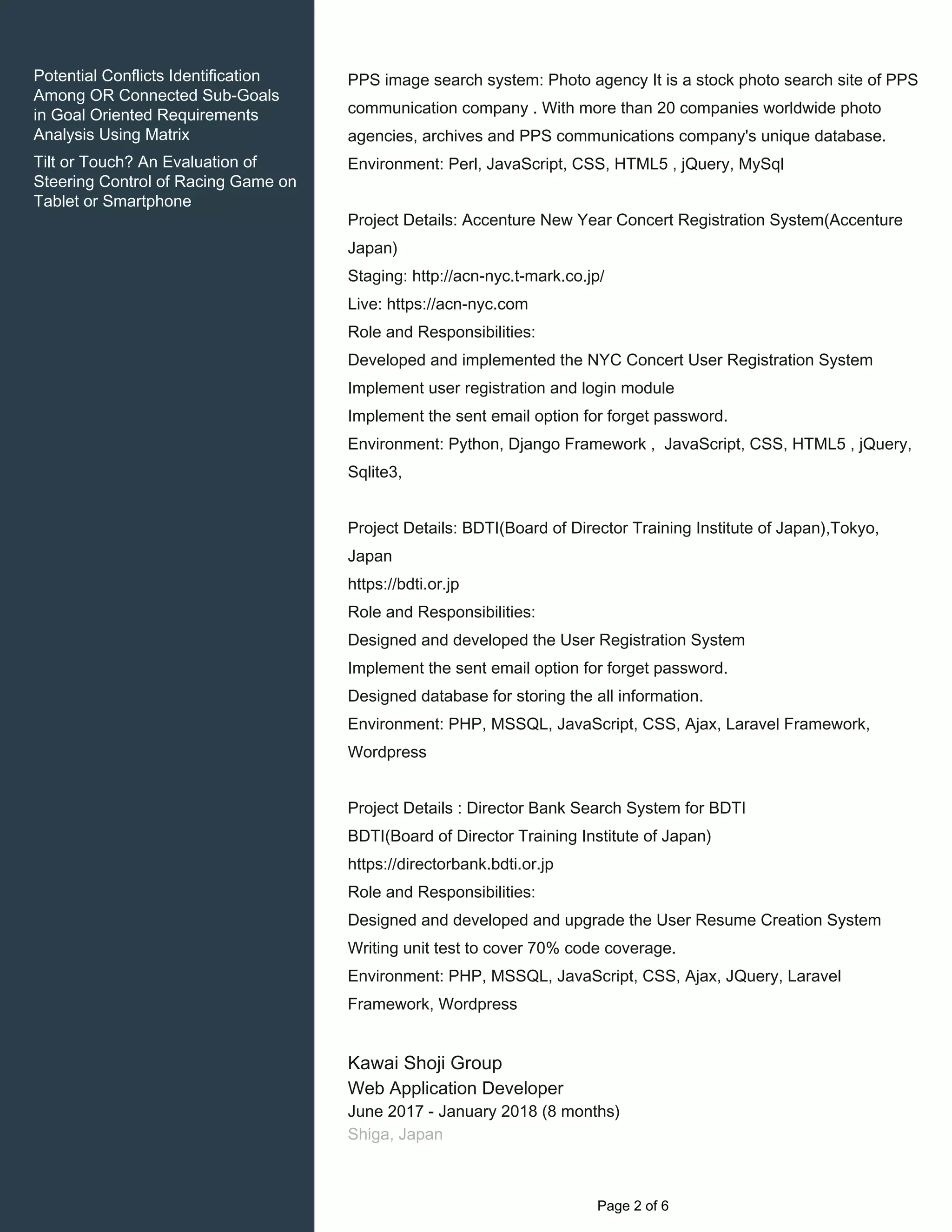 Sr Full Stack Developer | PDF