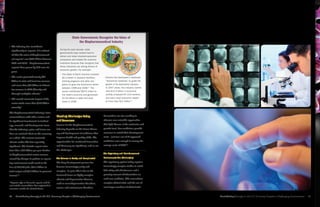 CHAPTER 2




                                                                        State Governments Recognize the Value of
                                                                             the Biopharmaceutical Industry
            •	 The industry also contributes
                                                            During the past decade, state
              significantly to exports. It is estimat-
                                                            governments have worked hard to
              ed that the value of biopharmaceuti-
                                                            attract and retain biopharmaceutical
              cal exports* was $232 billion between         companies and related life sciences
              2005 and 2010.7 Biopharmaceutical             industries because they recognize that
              exports have grown by 61% over six            these industries are strong drivers of
                                                            economic growth. For example:
              years.
                                                            •	The State of North Carolina invested
            •	 The sector generated nearly $33                $1.2 billion in research facilities,   •	Arizona has developed a statewide
              billion in state and local tax revenue          training programs and other pro-         “bioscience roadmap” to guide the
              and more than $52 billion in federal            grams to grow the bioscience sector      growth of its bioscience industry.
                                                              between 1998 and 2008.11 The             In 2007 alone, this industry contrib-
              tax revenue in 2009 (directly and
                                                              sector contributed $64.6 billion to      uted $12.5 billion in economic
              through multiplier effects).8                   the state’s economy and generated        activity, employed 87,415 workers,
            •	 The overall economic impact of the             $1.92 billion in state and local         and had a total economic impact
                                                              taxes in 2008.                           of more than $21 billion.12
              sector totals more than $918 billion
              annually.9

            The biopharmaceutical industry’s inter-
            connectedness with other sectors and         Meeting Challenges Today                    Researchers are also working to
            its significant investments in technol-      and Tomorrow                                advance new scientific approaches
            ogy, research, and development mean          Success for the biopharmaceutical           that fight disease at the molecular and
            that the industry’s gains and losses can     industry depends on the future discov-      genetic level. Few medicines provide
            have an outsized effect on the economy       ery and development of medicines that       revenues to match their development
            as a whole. The current economic             improve health and quality of life. The     costs—just two out of 10 approved
            climate makes this fact especially           opportunities for continued innovation      medicines earn enough to recoup the
            significant. The Battelle report calcu-      and discovery are significant, and so are   average costs of R&D.13
            lates that a $10 billion per year decline    the challenges.
            in biopharmaceutical sector revenue                                                      The Regulatory and Reimbursement
            caused by changes in policies or operat-     The Science Is Costly and Complicated       Environments Are Challenging
            ing environment could result in the          The drug development process has            The regulatory system today requires
            loss of 130,000 jobs, $29.7 billion in       become increasingly costly and              increasingly complex studies to estab-
            total output and $9.2 billion in personal    complex. In part, this is due to the        lish safety and effectiveness and a
            income.10                                    increased focus on highly complex           growing amount of information on
            __________________________________           chronic and degenerative diseases,          each new medicine. This necessitates
            * Exports refer to domestic exports and do   such as neurodegenerative disorders,        complex clinical trials and the use of
            not include commodities that originated in
                                                         cancer, and autoimmune disorders.           ever larger numbers of clinical trial
            countries outside the United States.


            16    Contributing Strongly to the U.S. Economy Despite a Challenging Environment                                                  	   Contributing Strongly to the U.S. Economy Despite a Challenging Environment   17
 