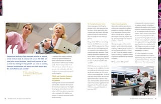 CHAPTER 4




                                                                                                                                                                                                                             companies with economic incentives
                                                                                                                                   The Prescription Drug User Fee Act          Pediatric Research Legislation
                                                                                                                                                                                                                             for pediatric research, including an
                                                                                                                                   Twenty years ago, a New Drug Ap-            Historically, medicines prescribed to
                                                                                                                                                                                                                             additional six-month period of market
                                                                                                                                   plication review could take more than       children were not studied in pediatric
                                                                                                                                                                                                                             exclusivity, known as pediatric exclusiv-
                                                                                                                                   two years. Similar approvals in other       populations, resulting in insufficient
                                                                                                                                                                                                                             ity, for conducting studies of drugs in
                                                                                                                                   countries took only months, and many        or no information on dosing, safety,
                                                                                                                                                                                                                             children. PREA, passed in 2003, allows
                                                                                                                                   patients around the world benefited         efficacy, and side effects. Significant
                                                                                                                                                                                                                             the FDA to require pediatric studies
                                                                                                                                   from new medicines long before U.S.         disincentives existed for pediatric test-
                                                                                                                                                                                                                             in certain New Drug Applications and
                                                                                                                                   patients.                                   ing, including the high costs of trials in




            “
                                                                                                                                                                                                                             Biologic License Applications that have
                                                                                                                                                                               pediatric populations.
                                                                                                                                   Passage of the 1992 Prescription Drug                                                     been approved for existing adult indica-
                                                                                                                                   User Fee Act (PDUFA I) reversed that        Growing recognition of the need for           tions. Both laws were reauthorized in
                                                                                                                                   course. PDUFA authorized the FDA to         pediatric-specific information prompt-        2007, but are set to expire on October
                                                                                                                                   collect user fees from biopharmaceuti-      ed action. Congress enacted two laws—         1, 2012 unless reauthorized or made
                                                                                                                                   cal companies to hire additional drug       the Best Pharmaceuticals for Children         permanent by Congress.
                                                                                                                                   reviewers and safety specialists. These     Act (BPCA) and the Pediatric Research
                                                                                                                                                                                                                             As a result of these laws, a wealth
                                                                                                                                   funds are intended to supplement, but       Equity Act (PREA)—to improve testing
                                                                                                                                                                                                                             of useful information now exists for
                 Personalized medicine offers enormous potential to address            Companies often conduct continued           do not replace, Congressional appropri-     of medicines intended for the treatment
                                                                                                                                                                                                                             administering drugs in children, includ-
                 unmet medical needs of patients with cancer, HIV/AIDS, and            research on approved medicines to           ations. Since its initial passage, PDUFA    of children.
                                                                                                                                                                                                                             ing information on dosing, safety, and
                                                                                       better understand their full benefits       has been reauthorized in 1997, 2002,
                 many other serious diseases. It also holds potential to help                                                                                                  BPCA, passed in 2002, provides                effectiveness. Prior to the passage of
                                                                                       and potential to address unmet medical      and 2007.
                 us meet the challenge of rising health care costs by avoiding         needs. Research into potential uses in
                 treatment complications and making sure each patient gets                                                         PDUFA has had an enormous benefi-
                                                                                       other indications, earlier in the disease
                                                                                                                                   cial impact on the availability of needed
                 the most effective care possible.”                                    process, or in combination with other
                                                                                                                                   new medicines by dramatically decreas-
                                                                                       medicines is common and important to
                                              John J. Castellani, Remarks                                                         ing the time necessary for FDA review
                                             to the Personalized Medicine Coalition,
                                                                                       medical progress.
                                                                                                                                   without compromising safety. In the 20
                                             9 June 201118
                                                                                       PDUFA and Pediatric Research                years since PDUFA began, the FDA has
                                                                                       Legislation: Success Stories                approved more than 1,500 new medi-
                                                                                       for Patients                                cines, and the median approval time for
                                                                                       Ensuring timely access to new medicines     review of new product applications has
                                                                                       and the safety of patients who use them     dropped from 29 months in the early
                                                                                       is of paramount importance. Two legisla-    1990s to an estimated 13 months in
                                                                                       tive programs that are due for reauthori-   fiscal year 2009.19
                                                                                       zation in 2012 have played an important
                                                                                       role in helping the FDA fulfill its core
                                                                                       mission—to promote and protect public
                                                                                       health and safety.
            36    The R&D Process: The Road to New Medicines                                                                       	                                                                                The R&D Process: The Road to New Medicines         37
 
