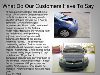 Debit CardFinancing Available OACHours:Mon-Fri 7:30 - 5:30Saturday 8:00 - 12:00Our complete collision repair services include:Frame