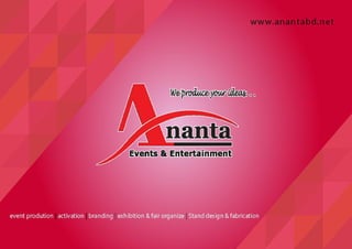Ananta Events and Expo Ltd. | Leading Event Management Company in Bangladesh