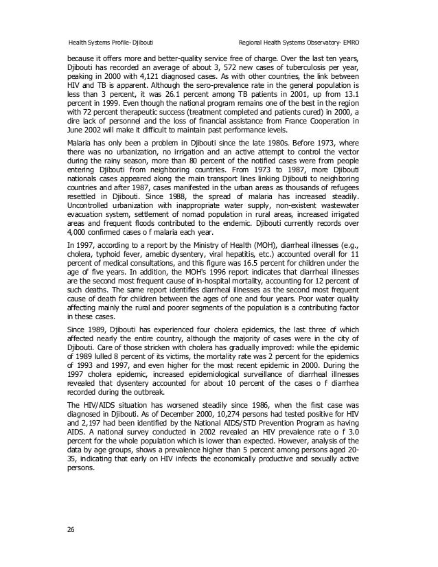 Comparative And Contrast Essay Topics Biographical Essay Sample also Nectar In A Sieve Essay Health Systems Profile Djibouti Regional Health Systems Observatory Essay On Generation Gap