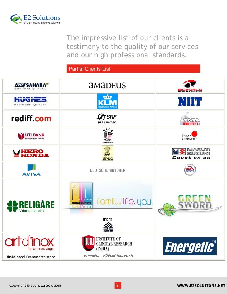 Profile E2 Solutions