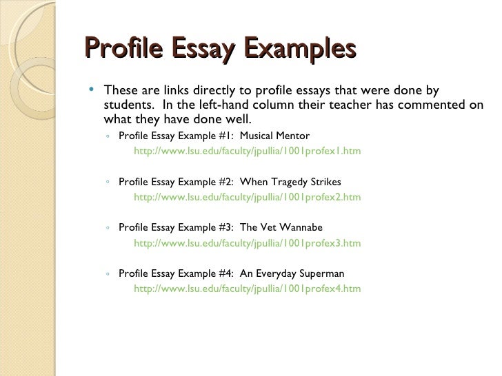 how to write a conclusion for a profile essay