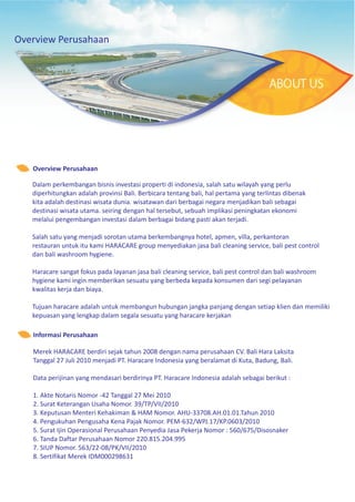 PT. HARACARE INDONESIA | PDF