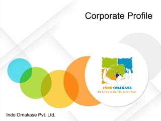 Corporate Profile

Indo Omakase Pvt. Ltd.

 