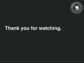 MARC
ODEGROEN.
COMGRAP
HICDESIG
NER
Thank you for watching.
 